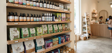 Curated wellness provisions on store shelves
